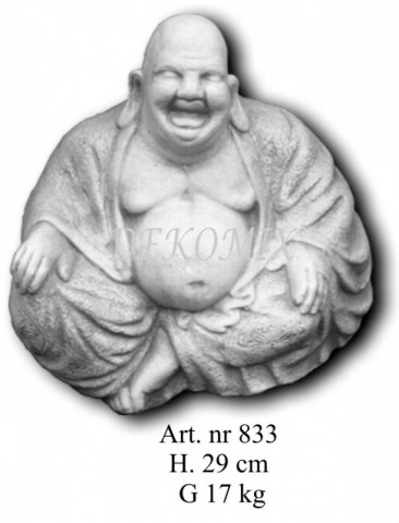 Lachende Buddha sitzt mittelgroß