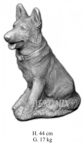 Schäferhund sitzend klein