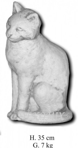 Katze sitzend groß