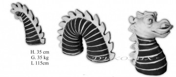 Drache 3-Teilig -Streifen mittelgroß