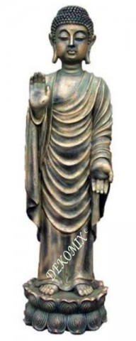 Thai Buddha stehend mit gestreckter Hand klein