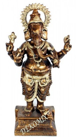 Ganesha stehend auf Podest