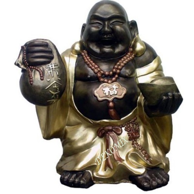Glücklicher Buddha stehend groß