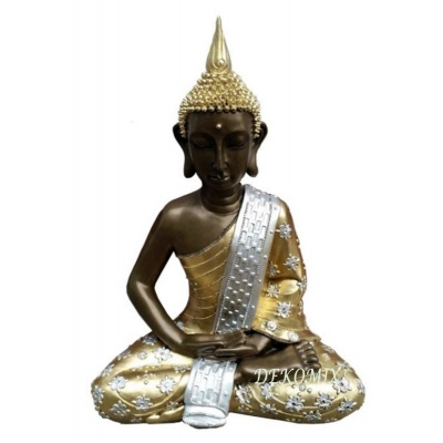 Buddha mit drittem Auge des höheren Bewusstseins sitzend