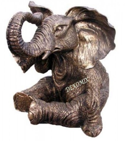 Elefant sitzend