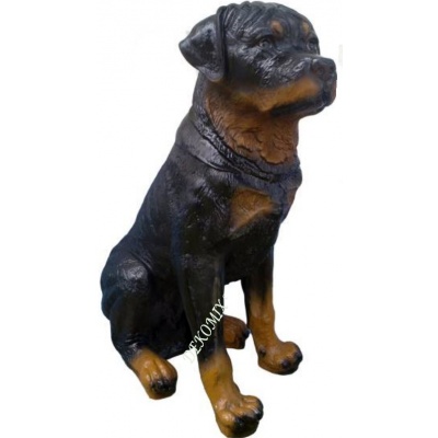 Rottweiler sitzend groß