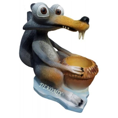Ice Age mit Blumentopf