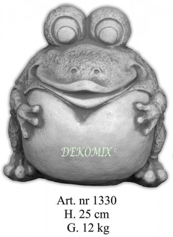Komische Frosch sitzend