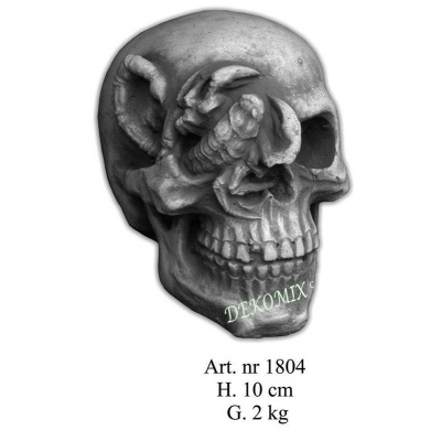 Totenkopf V Schädel Skull Skelett Kopf Halloween Party Horror Gothic Deko Prop
