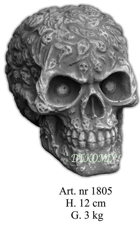 Riese Totenkopf II Schädel Skull Skelett Kopf Halloween Party Horror Gothic  Deko Prop