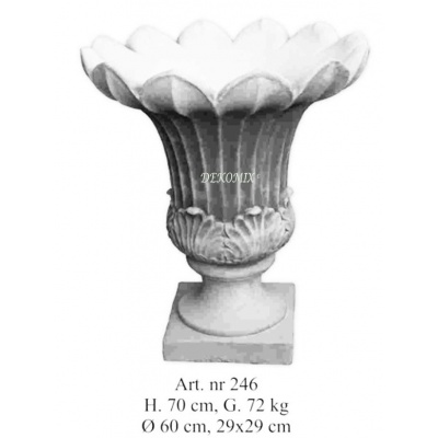 Blumenvase offene Blume