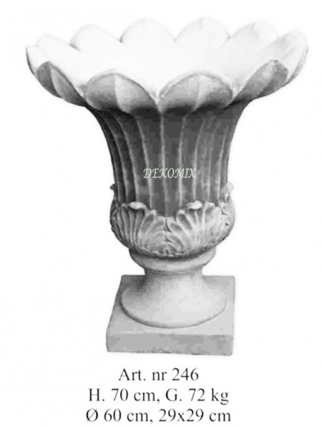 Blumenvase offene Blume