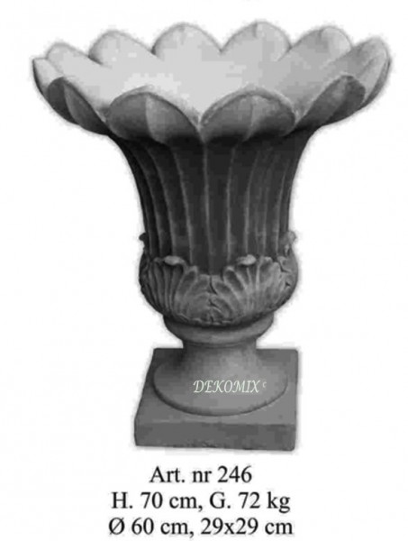 Blumenvase offene Blume