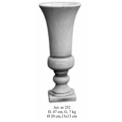 Blumenvase "Kelch" schmal und hoch