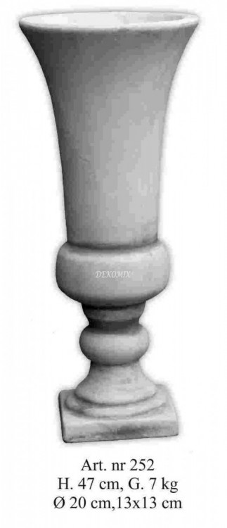 Blumenvase "Kelch" schmal und hoch