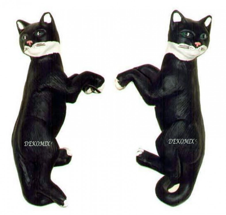 Katze hängend Rechts/ Links/schauend oder Zusammen