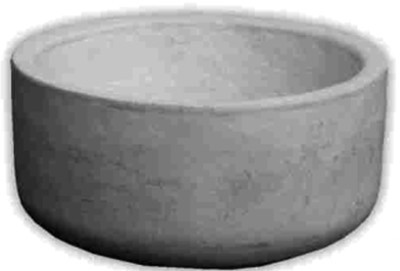 Blumenvase rund klein