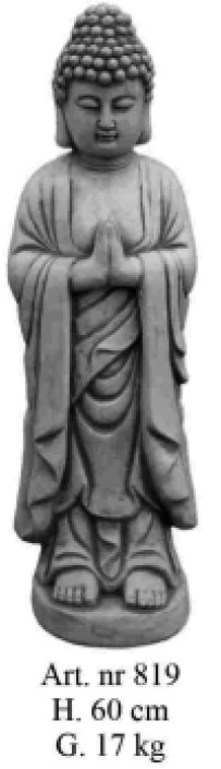 Thai Buddha Stehend betende Hände