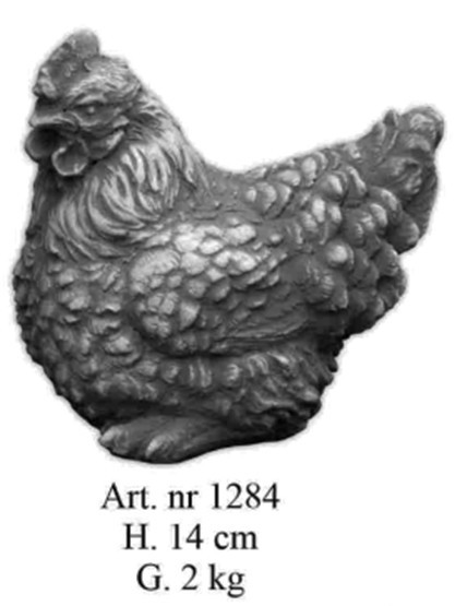 Henne liegend klein