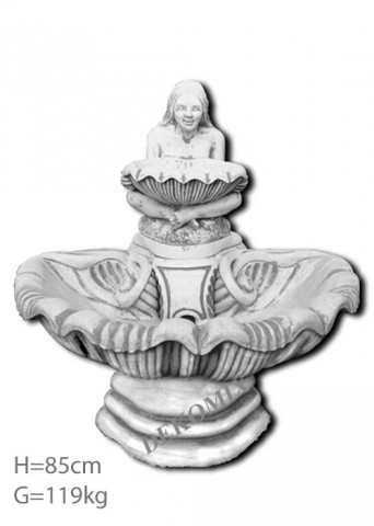 Brunnen Mädchen mit Schale