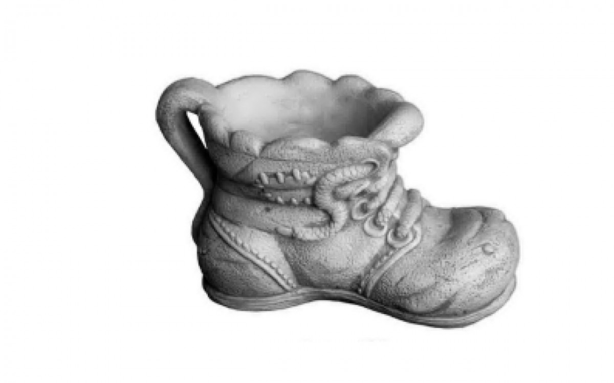Schuh als Blumentopf