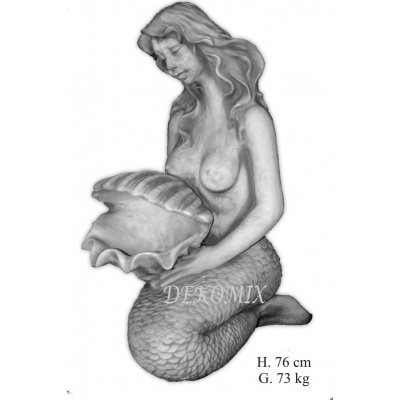 Meerjungfrau mit Musche