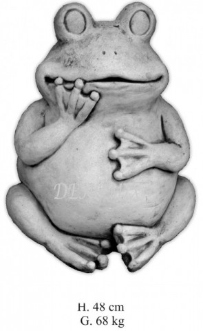 Märchen Frosch sitzend XL