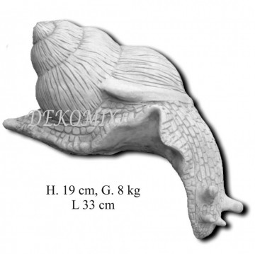 Schnecke Kopf runter
