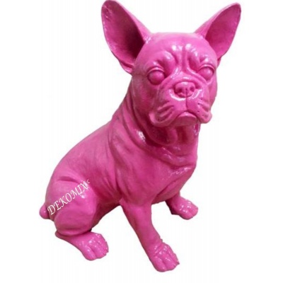 Französische Bulldogge sitzend klein