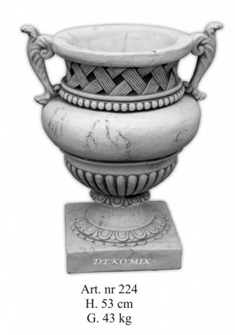 Vase Pokal mit 2 Hänkel