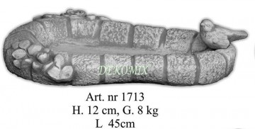 Vogeltränke Oval lang