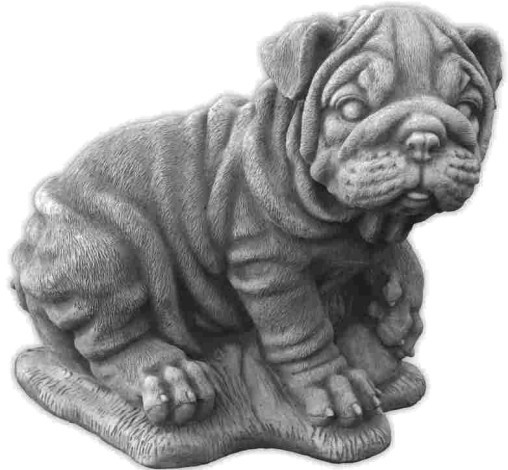 Hund sitzend