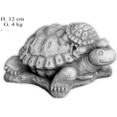 Schildkröte mit kleine