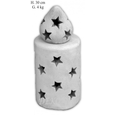 Teelicht Kerze mit Sterne