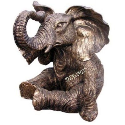 Elefant sitzend
