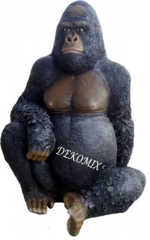 Gorilla sitzend groß
