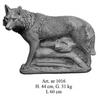 Wolf stehend